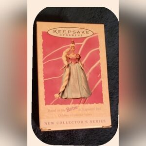 New RARE Vintage Barbie Hallmark Ornament Rapunzel Retired